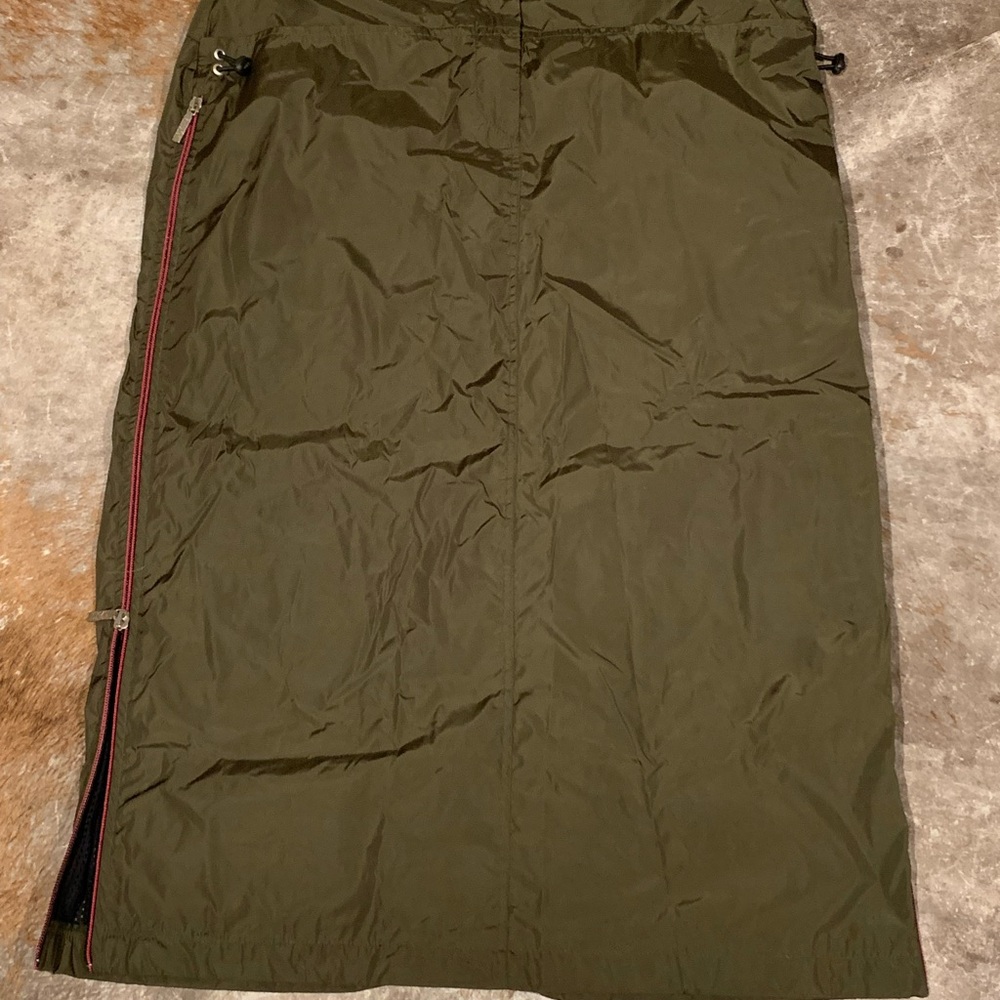 Versace Jeans Collection Green Midi Pencil Skirt with Slit